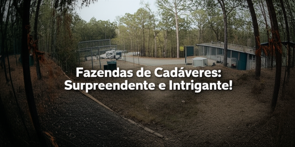 Generate a high-quality, relevant image prompt for an article about: Fazendas de Cadáveres: Surpree