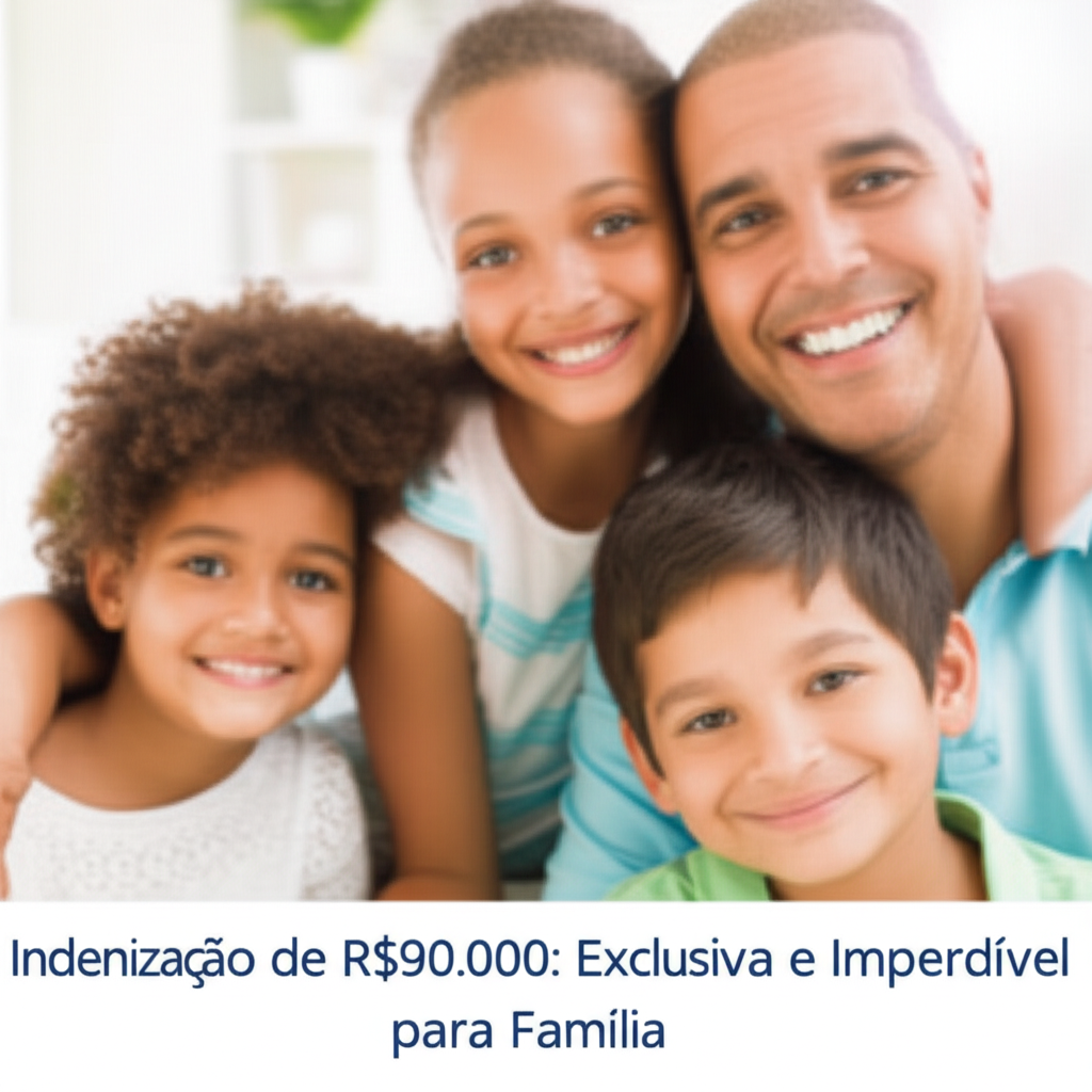 Generate a high-quality, relevant image prompt for an article about: Indenização de R$90.000: Excl