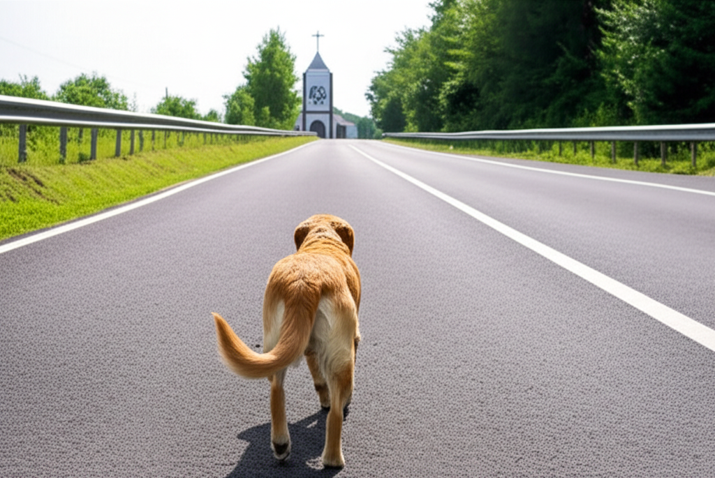 Generate a high-quality, relevant image prompt for an article about: Cachorro Exclusivo Vai Sozinho