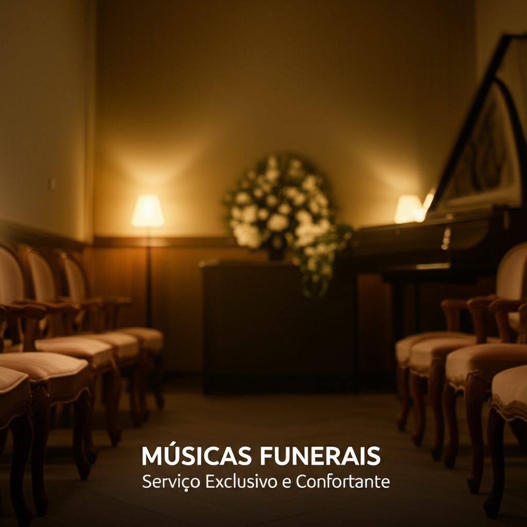 Generate a high-quality, relevant image prompt for an article about: Músicas Funerais: Serviço Exc
